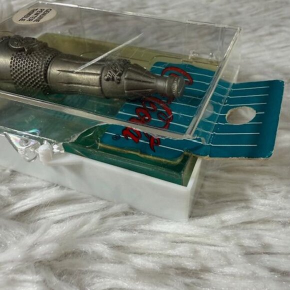 NWOT Vintage 1995 Coca-Cola Genuine Pewter Coke Bottle Thimble - Picture 12 of 13